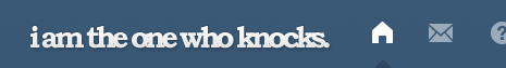 Tumblr Logo: Breaking Bad "...Who Knocks"
