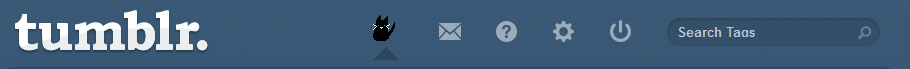 Tumblr - Turns home icon into a little black cat