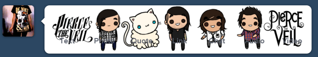 Pierce the veil icons change