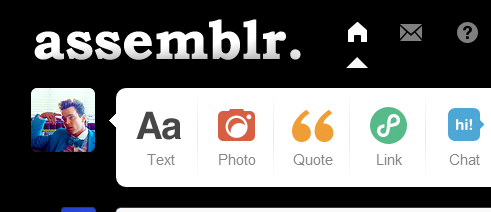 assemblr - tumblr logo