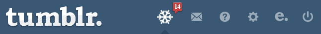 Tumblr home: Snowflake