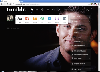 Theme Dashboard Dean Winchester | Jensen Ackles 01