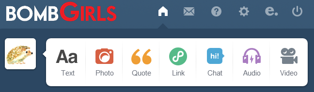 Bomb Girls Tumblr Logo