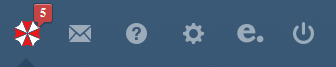Resident Evil Umbrella Tumblr Home Icon (Coloured)