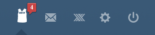 CASTLE - Writer's Vest Dashboard Button