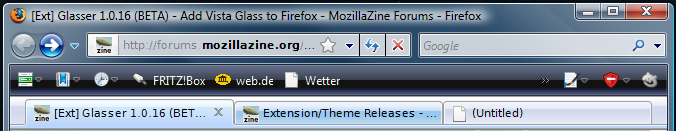 FF3+Glasser: Complete Vista OS integration black