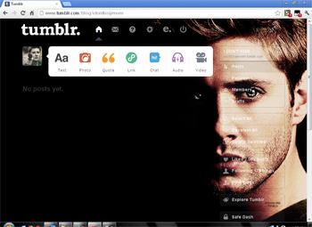 Theme Dashboard Dean Winchester | Jensen Ackles 02