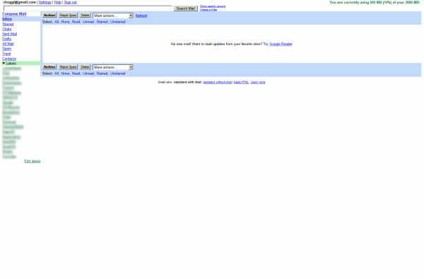 Gmail - cleaner - old gmail