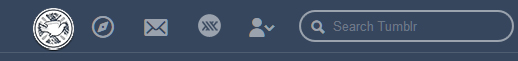 tumblr 'home' button - Igraine's sigil