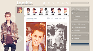 Justin Bieber Tumblr Theme by ontarios