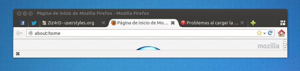 Firefox | Australis Mockup Theme (Ubuntu)