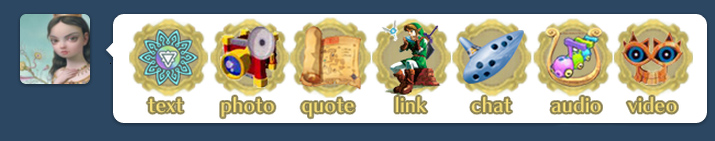 Zelda B-button - Tumblr New Post Icons
