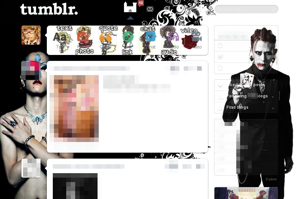 Tsunehito theme for tumbr