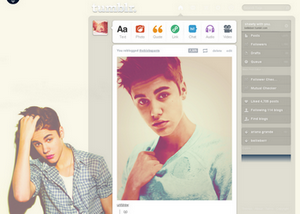 Justin Bieber Dashboard Theme (bellieberr) #1