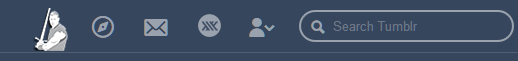 tumblr 'home' button - Percival