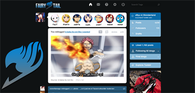 Fairy Tail Dashboard Theme