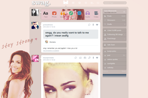 Demi Lovato Dashboad Theme