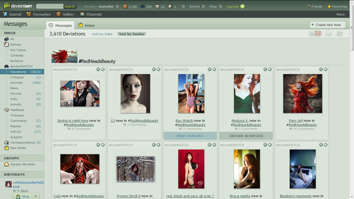 deviantart.com hide all ads
