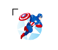 Captain America Cursor (The Avengers)