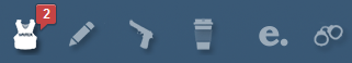 Tumblr dashboard - Castle Icons theme