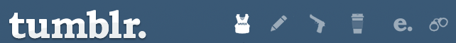 Tumblr dashboard - Castle Icons theme 2