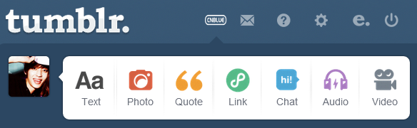 Tumblr - CN Blue Dash Icon
