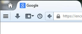 back/forward buttons in address bar (small icons)