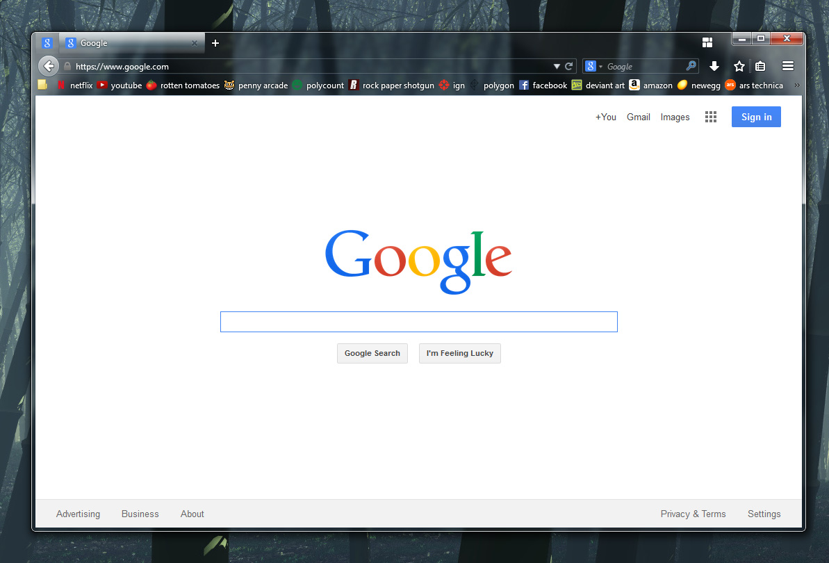 Yet Another Transparent Firefox Theme