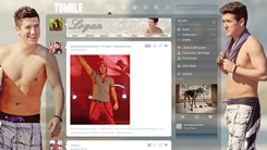 Logan Henderson - Big Time Rush - Tumblr Theme 3