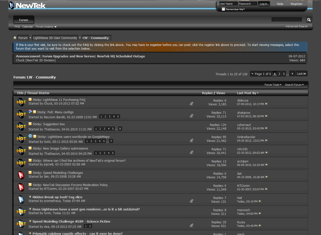 Forums.newtek - Dark Grey
