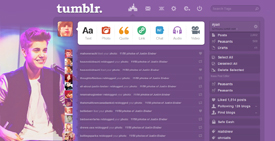 JUSTIN BIEBER DASHBOARD THEME TUMBLR #7