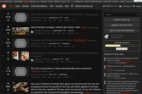 Reddit Redesigned (deprecated)