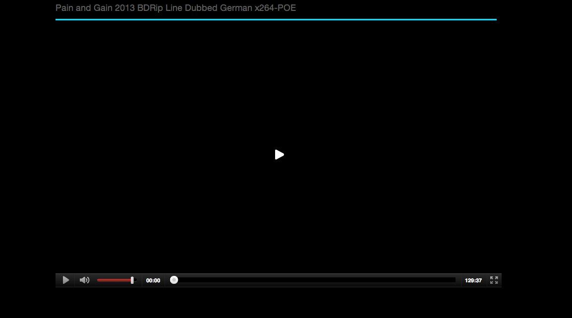 StreamCloud - Video only (Use with AdBlock)
