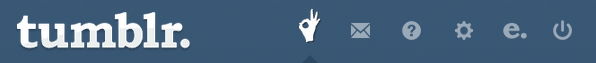 Tumblr Home Button - GCF Hand Symbol
