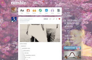 Alli Simpson Tumblr Dashboard Theme - #1