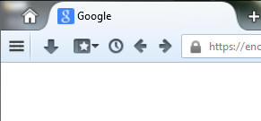 hot dog-like Australis application menu button