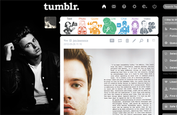 Tumblr dashboard theme - Kenny Wormald #3
