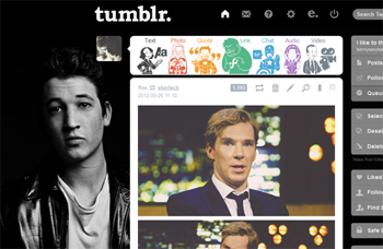Tumblr dashboard theme - Miles Teller #1