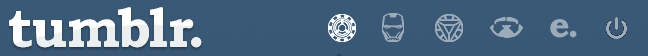 Iron Man tumblr dashboard icons