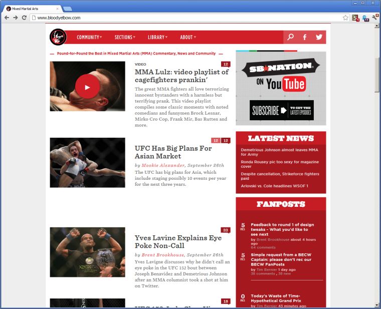 Bloodyelbow.com new layout fix