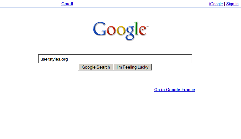 Google Search - Super clean