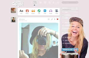 Alli Simpson Tumblr Dashboard Theme - #2