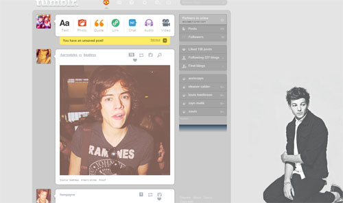 Louis Tomlinson (fabulous 2012) dashboard