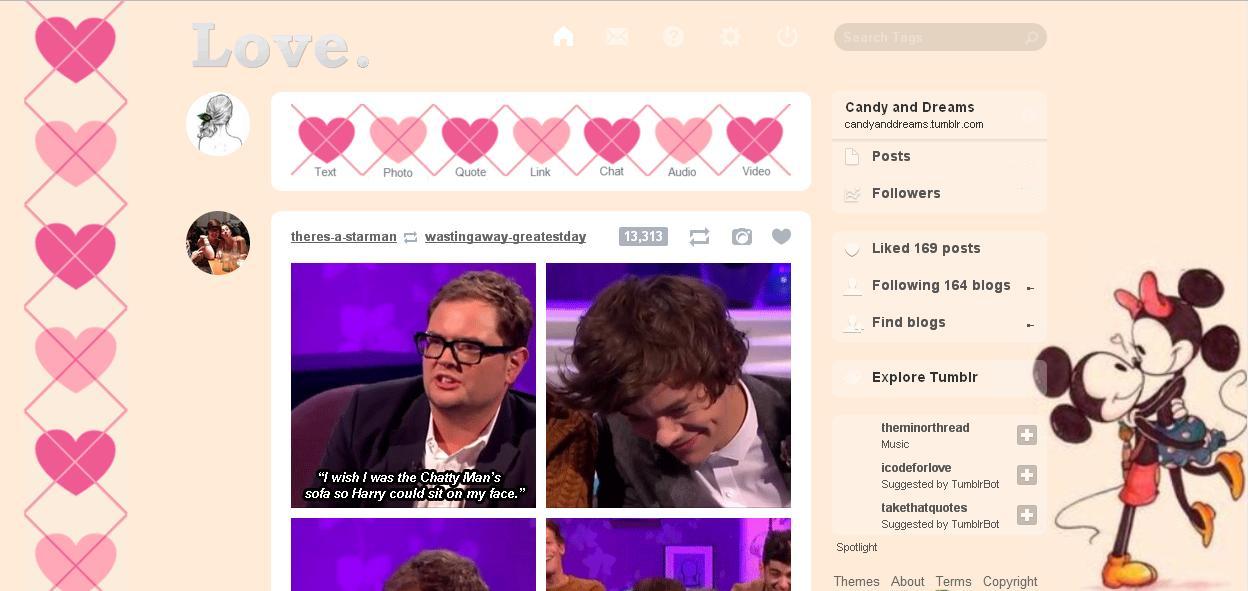 cute love pink Dashboard 2.0 *----*