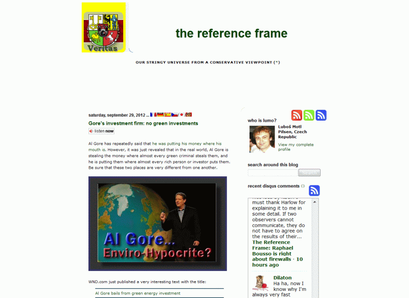 Reference Frame Blog