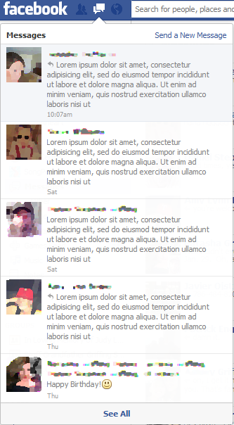 Read FB messages without "seen HH:MM" showing up