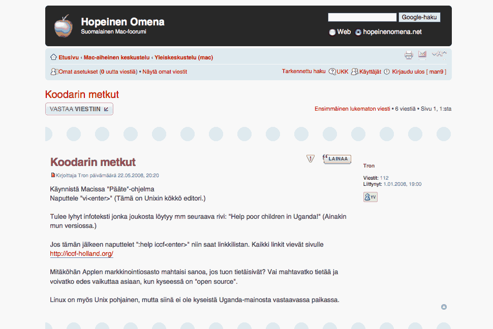 Hopeinen Omena - selkeämpi leiska