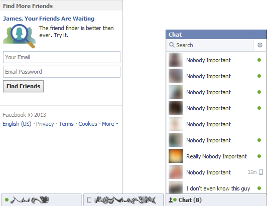 Facebook Old Chat