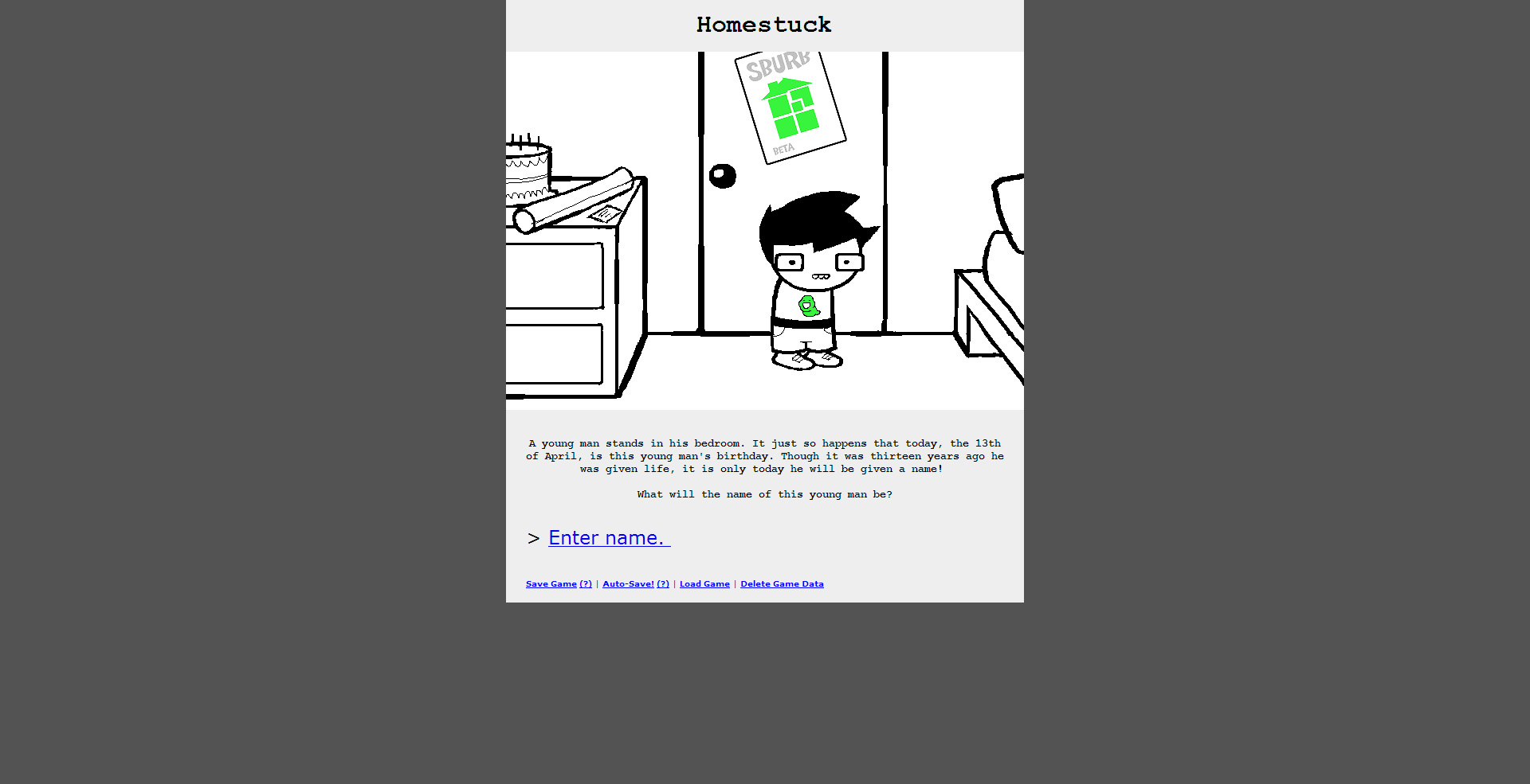 Simplified Homestuck