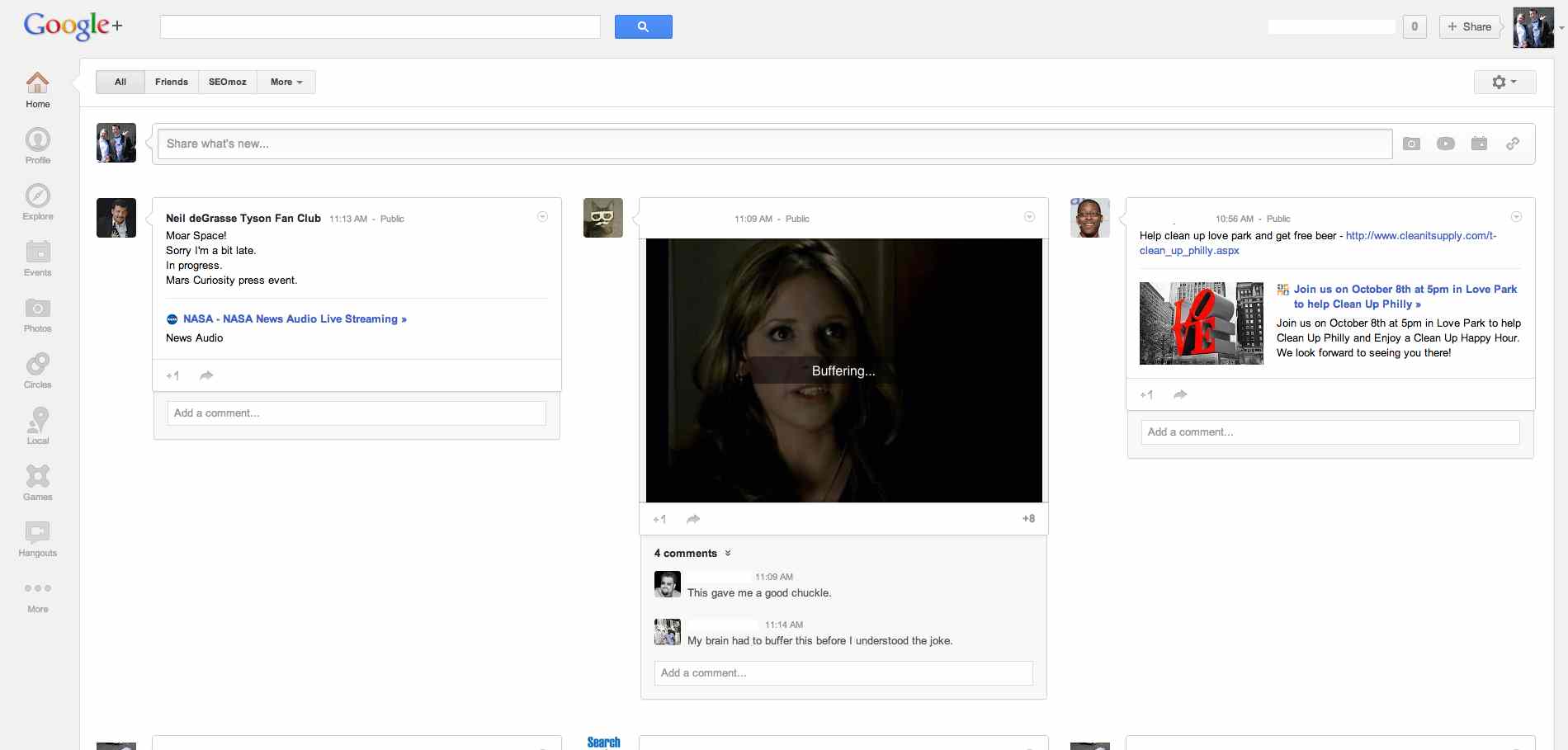 Phil's Google Plus
